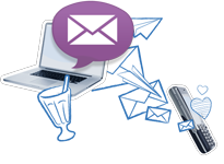 Send global text messages